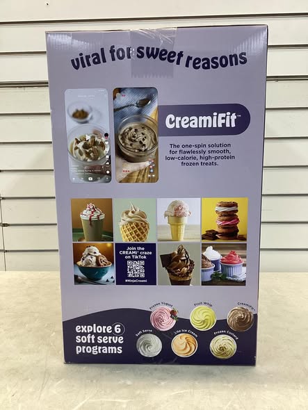Ninja CREAMi Scoop & Swirl Ice Cream & Soft Serve Maker, 13 One-Touch Programs