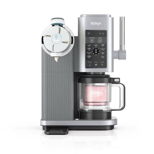 Ninja CREAMi Scoop & Swirl Ice Cream & Soft Serve Maker, 13 One-Touch Programs