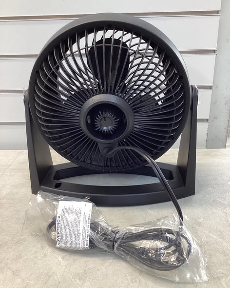 Lasko Whirlwind Tilt 12" Table Fan with Wall-Mount Option, Black