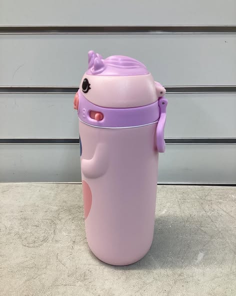 Ello Ellies 12oz Kids Stainless Steel Vacuum Insulated Water Bottle with Straw & Leak-Proof Lid