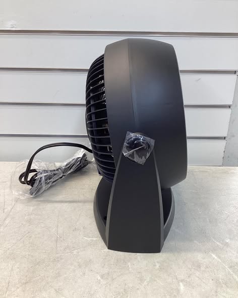 Lasko Whirlwind Tilt 12" Table Fan with Wall-Mount Option, Black