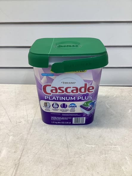 Cascade Platinum Plus ActionPacs Dishwasher Detergent Pacs, Fresh, 82 ct.