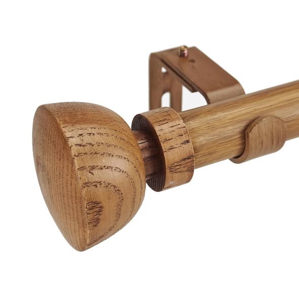 Serenity Iron Adjustable Single Curtain Rod