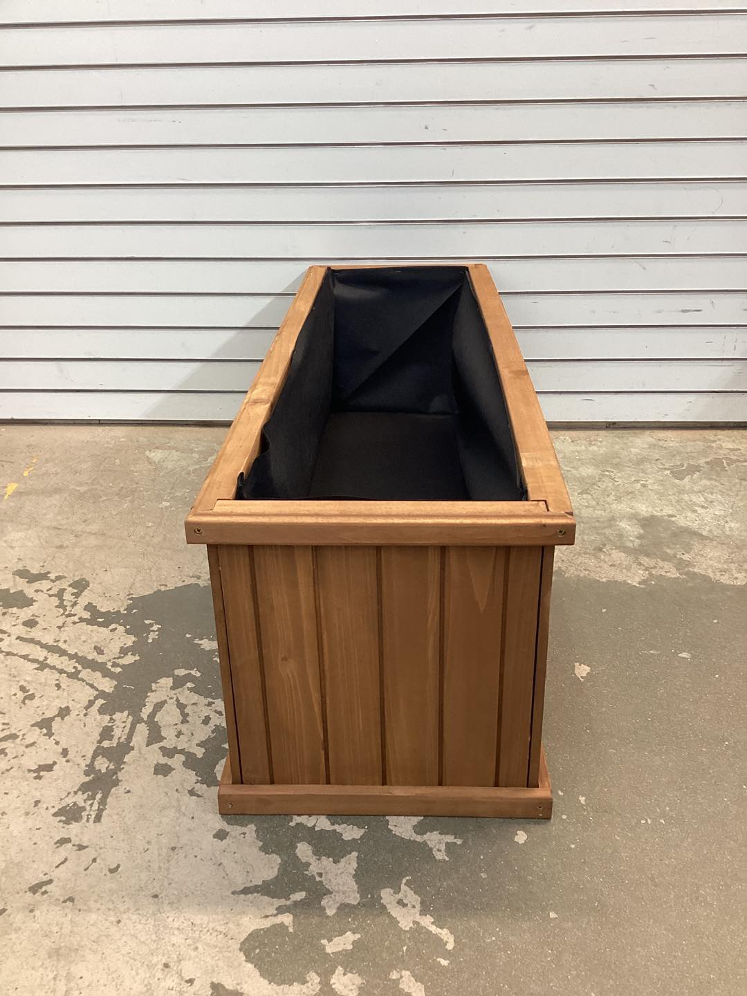 Barros Solid Cedar Rectangular Planter Box with Drainage Holes
