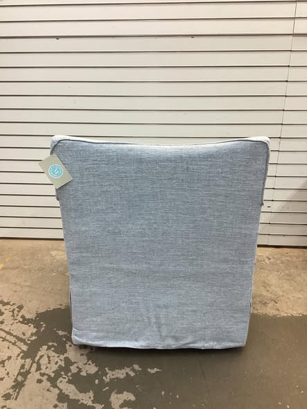 Bedford London Upholstered Skirted Swivel Armchair with Lumbar Pillow