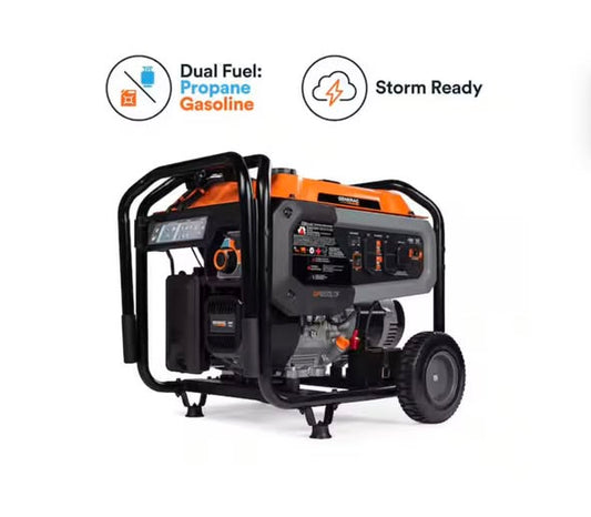 Generac 8,125/6500-Watt Electric Start Dual Fuel Portable Generator w/ CoSense