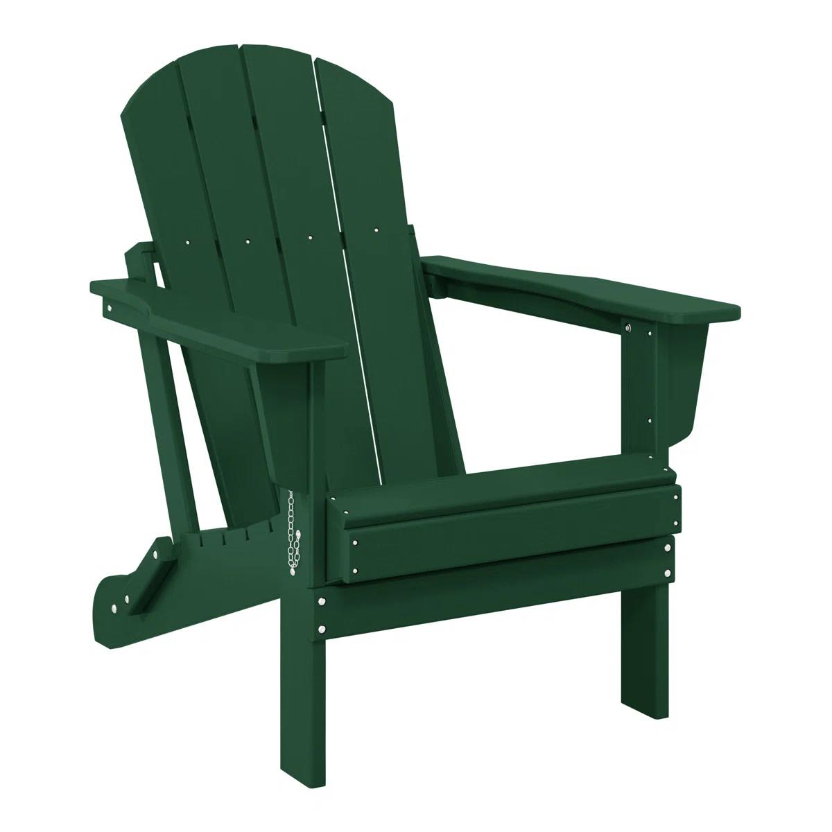 Shawnna Weather-Resistant Foldable Outdoor Adirondack Chair
