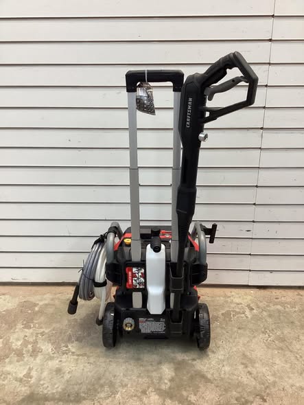 CRAFTSMAN V20 Brushless RP 1500-PSI 1.2-GPM Cold Water Battery Pressure washer with 3 Spray Tips, (2) 9 Ah Batteries Included, (2) Chargers Included