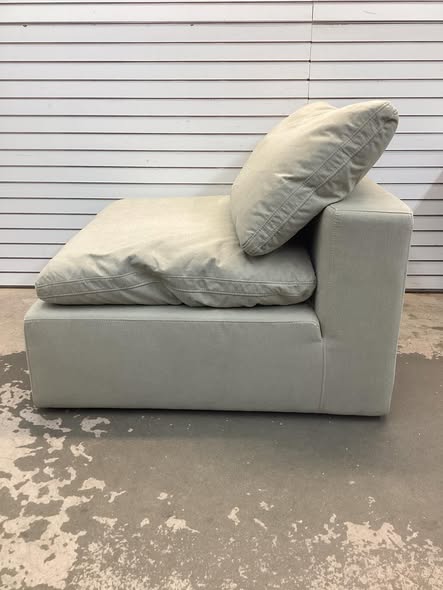 Jazzmyne Armless Slipper Chair in Beige