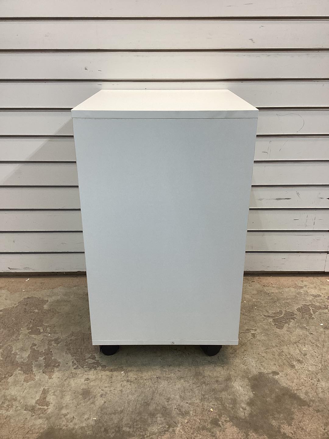 HOMCOM Mobile Storage Cabinet Organizer with Drawer and Cabinet, Printer Stand with Castors, White