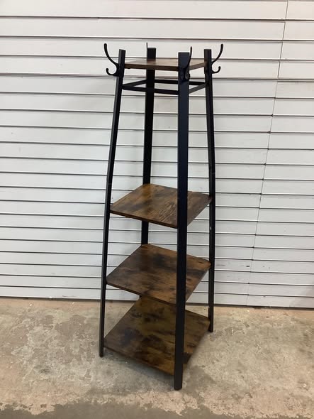 Metal Freestanding 4 - Hook Coat Rack