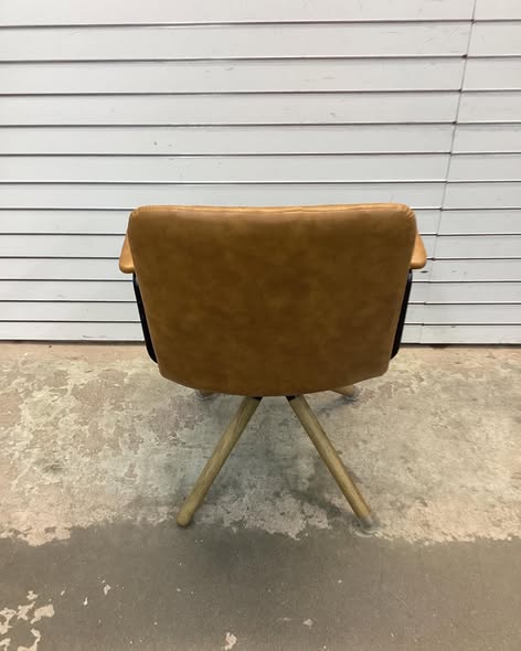 Jadd Swivel Faux Leather Home Office Task Desk Chair