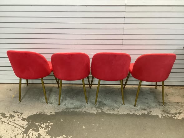 Velvet Upholstered Side Chair (Set of 4)