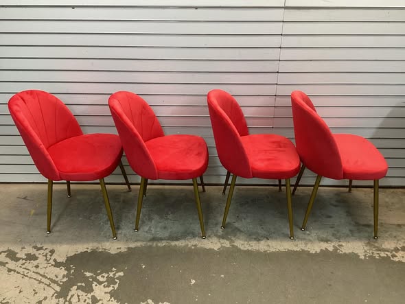 Velvet Upholstered Side Chair (Set of 4)