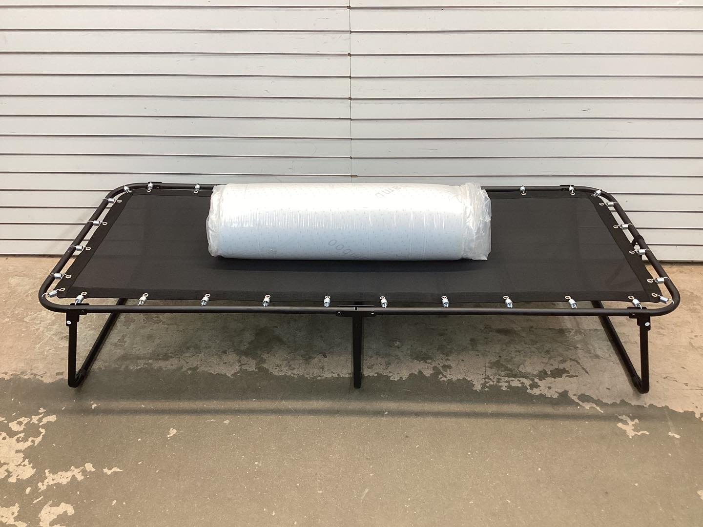 75 x 31 Inch Folding Bed with Mattress Cot Size with Memory Foam
