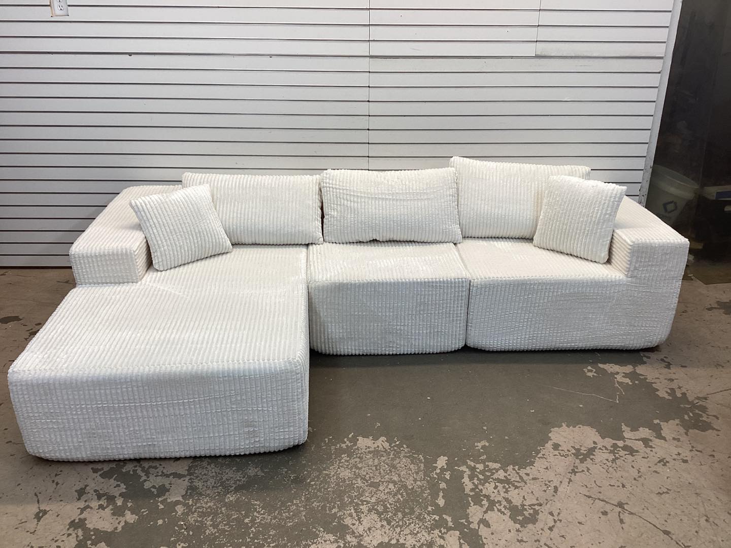 3 - Piece Upholstery Boneless Sofa, Free Combination Cloud Sectional Couch with L-Shape