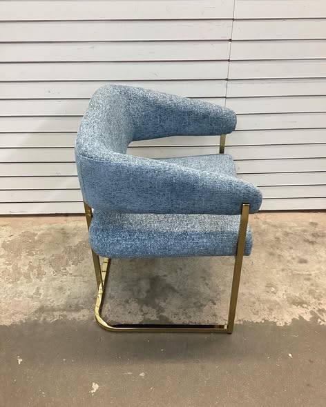 BRTHORY Modern Chenille Fabric Upholstered Dining Chair