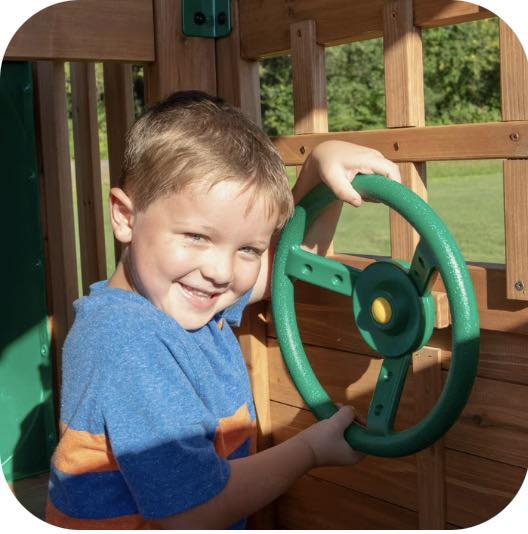 Backyard Discovery Bristol Point Cedar Swing Set/Playset