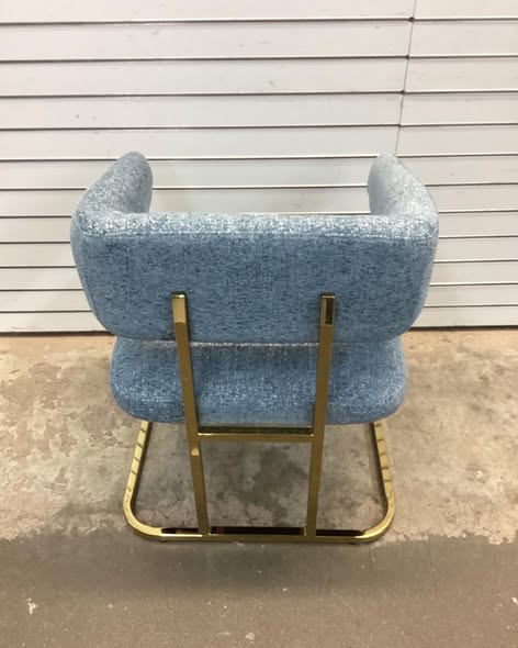 BRTHORY Modern Chenille Fabric Upholstered Dining Chair