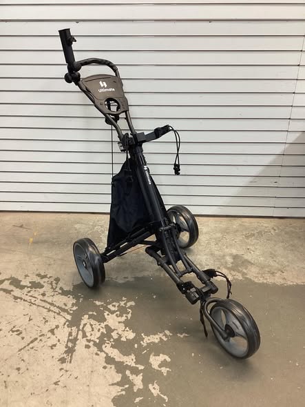 Foldable 3 Wheel Golf Pull Push Cart Trolley