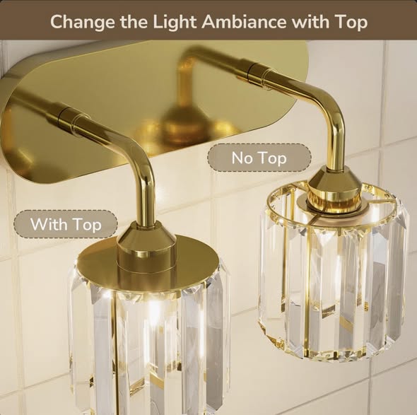 Dimmable Bathroom Vanity Light
