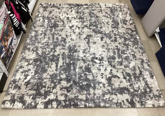 Tuscany Patterned Area Rug in Beige Gray 7’10” x 10’