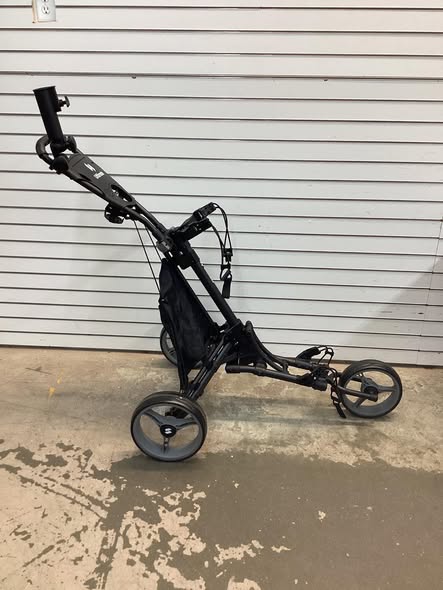 Foldable 3 Wheel Golf Pull Push Cart Trolley