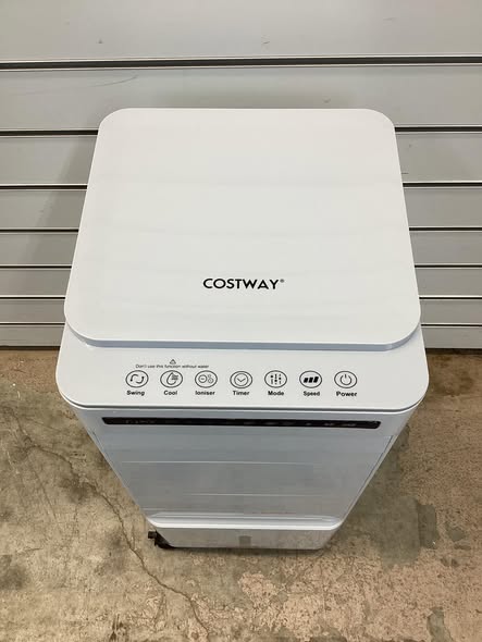 Costway Evaporative Air Cooler, 3-In-1 AC Fan with Humidifier
