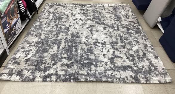 Tuscany Patterned Area Rug in Beige Gray 7’10” x 10’