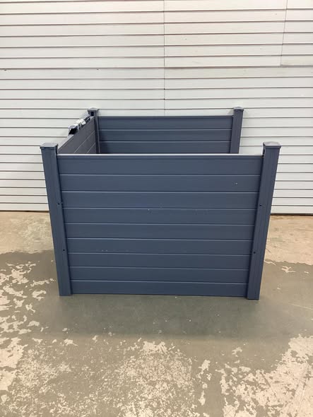 Costway Outdoor PVC Air Conditioner Fence with 20 Inch Long Stakes