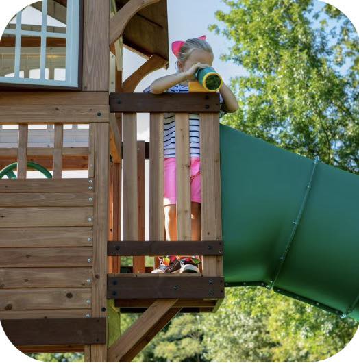 Backyard Discovery Bristol Point Cedar Swing Set/Playset