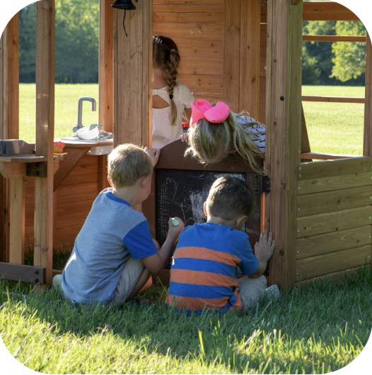Backyard Discovery Bristol Point Cedar Swing Set/Playset
