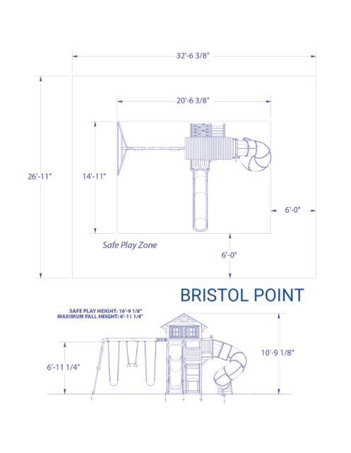 Backyard Discovery Bristol Point Cedar Swing Set/Playset