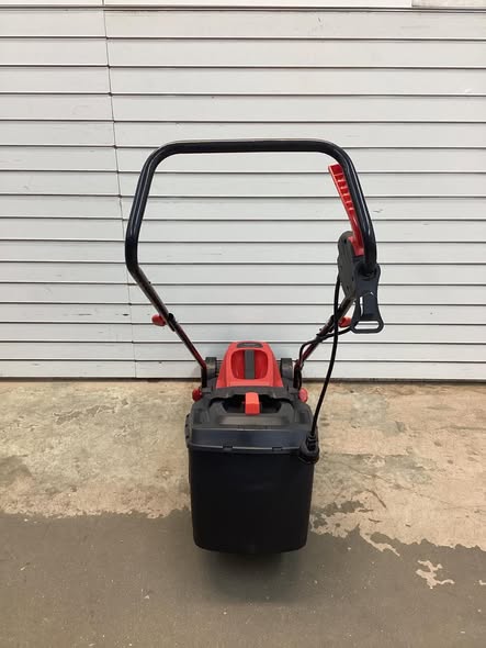 Costway 12-AMP 13.5 Inch Adjustable Electric Corded Lawn Mower with Collection Box