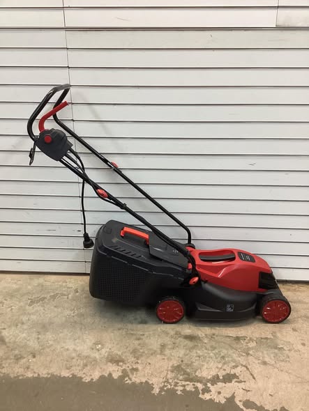 Costway 12-AMP 13.5 Inch Adjustable Electric Corded Lawn Mower with Collection Box