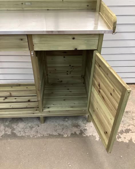 Yaheetech Outdoor Potting Bench Table Work Bench
