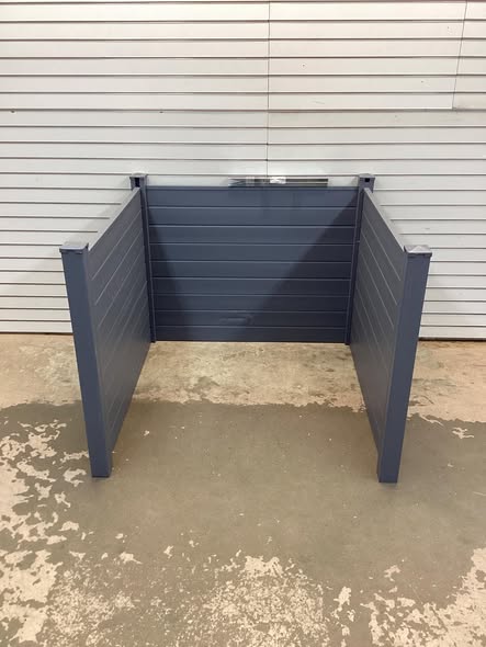 Costway Outdoor PVC Air Conditioner Fence with 20 Inch Long Stakes