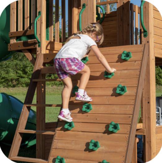 Backyard Discovery Bristol Point Cedar Swing Set/Playset