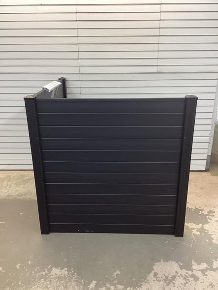 Costway Freestanding 48 x 48 Inch Air Conditioner Fence with Metal Ground Stakes
