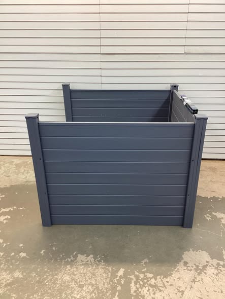 Costway Outdoor PVC Air Conditioner Fence with 20 Inch Long Stakes
