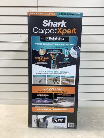 Shark CarpetXpert HairPro with StainStriker Carpet & Upholstery Cleaner