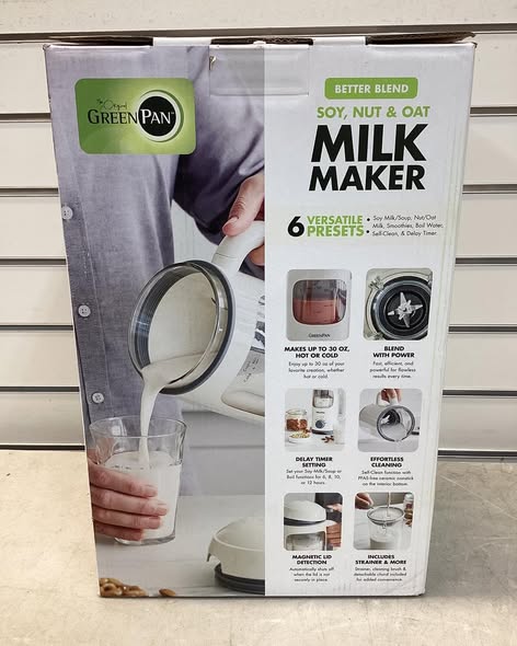 GreenPan Better Blend Soy, Nut & Oat Milk Maker