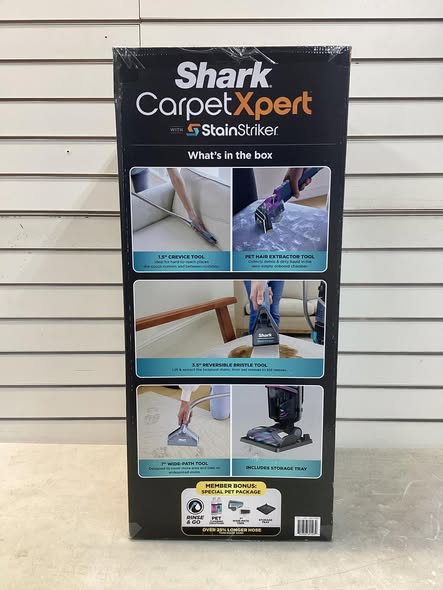 Shark CarpetXpert HairPro with StainStriker Carpet & Upholstery Cleaner