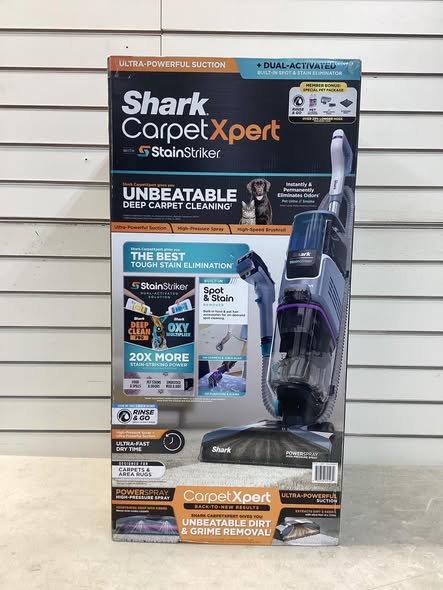 Shark CarpetXpert HairPro with StainStriker Carpet & Upholstery Cleaner
