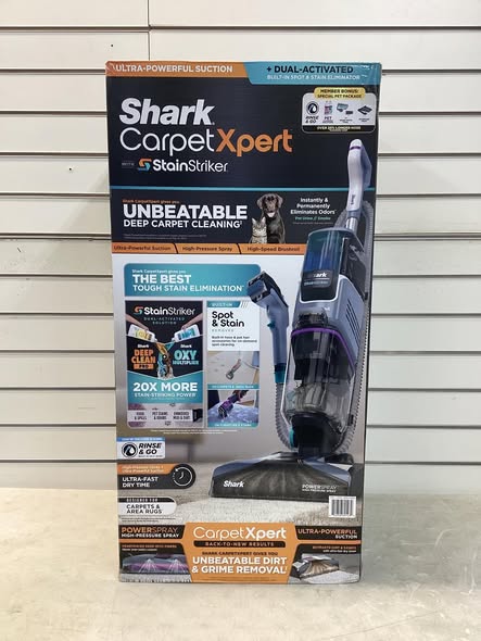 Shark CarpetXpert HairPro with StainStriker Carpet & Upholstery Cleaner