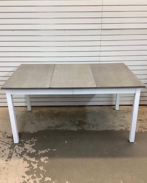 Costway 60 Inch Rectangular Dinner Table with Solid Rubber Wood Legs