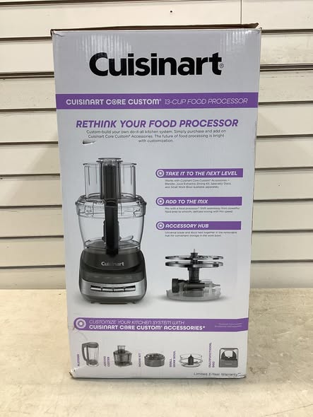 Cuisinart - Core Custom 13-Cup Food Processor - Anchor Gray