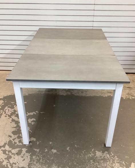 Costway 60 Inch Rectangular Dinner Table with Solid Rubber Wood Legs