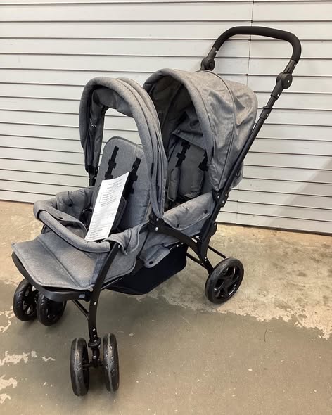 Costway Double Stroller Foldable Baby Twin Lightweight Travel Stroller Infant Pushchair Gray