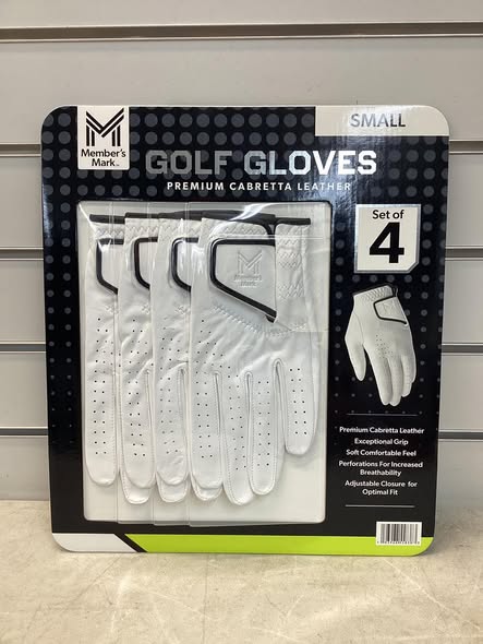 Member's Mark Men's 4 pk. Elite Premium Left Hand Golf Gloves - Size Small